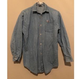 Vintage 90’s Guess Button Down Chambray Shirt